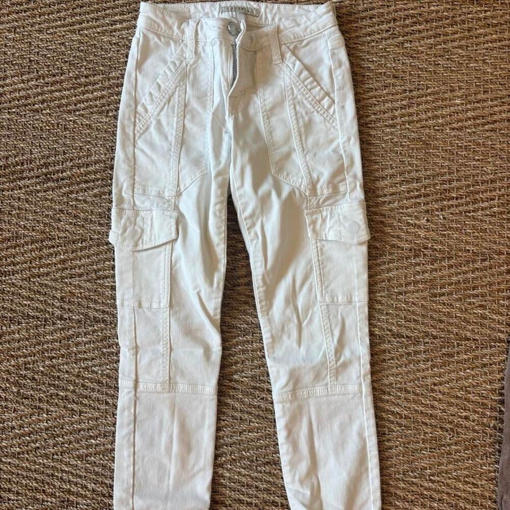Joie Women's White and Cream Trousers